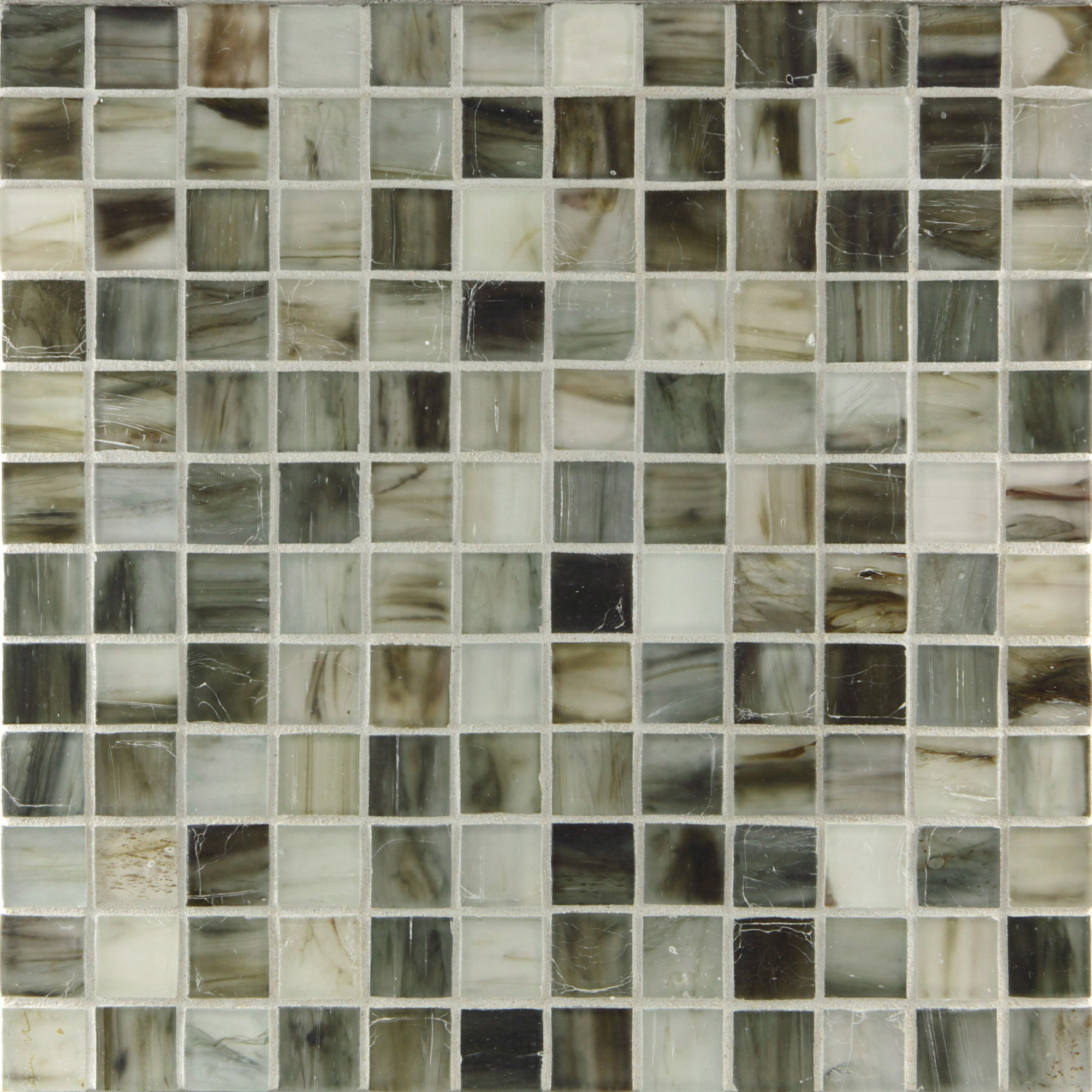 Tozen Glass Tile 1x1 Vanadium Silk