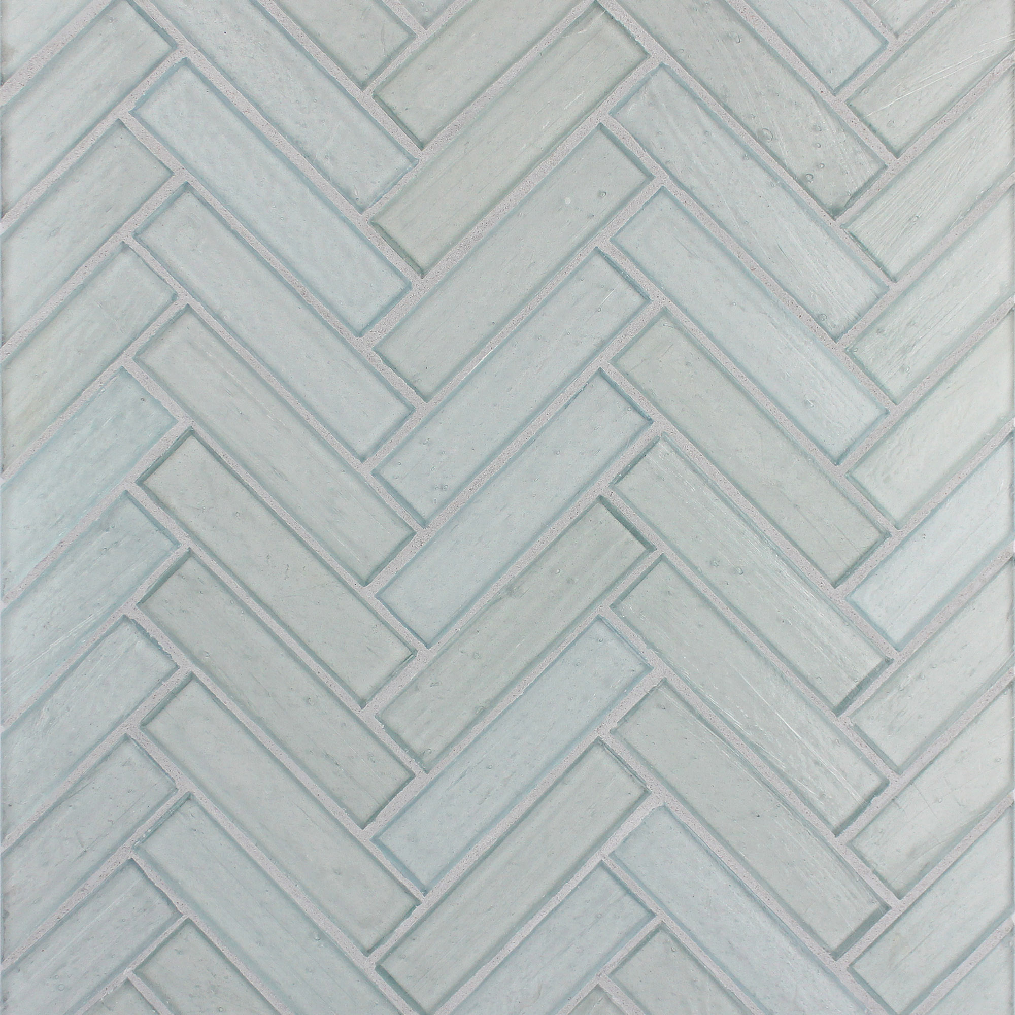 Mizumi Glass Tile Herringbone Pattern