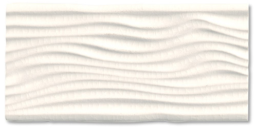 3″×6″ Field Tile Navajo white waves